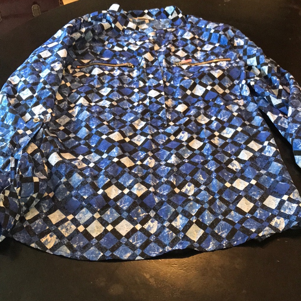 Looks New Medium Michael Kors Stained Glass Top